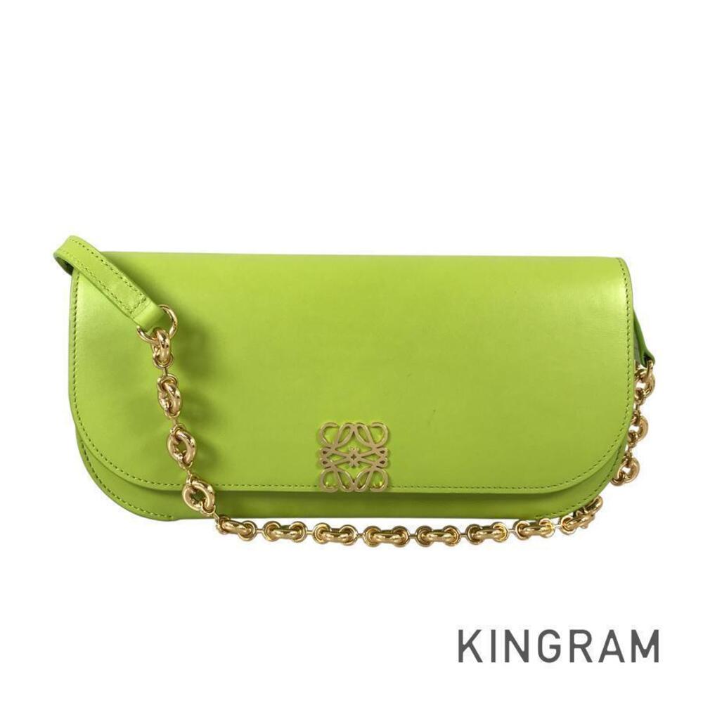 Loewe Goya Leather Clutch Bag